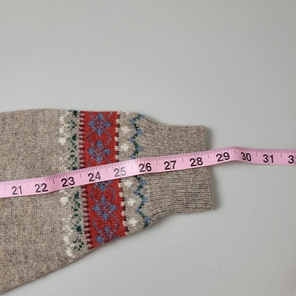 Tiffany & Tomato Pullover Sweater Women 3 Multicolor Distressed Wool Long Sleeve